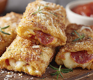 pizza rolls with ham