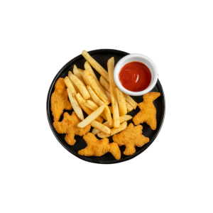 kinder menü pommes mit nuggets